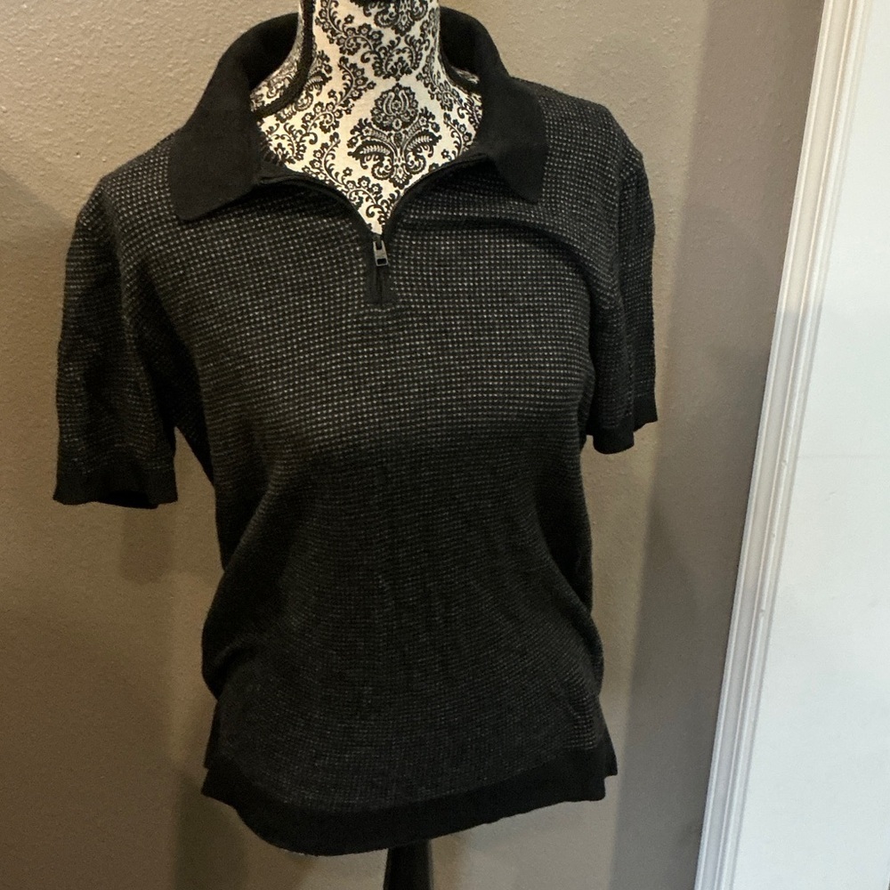 Hollister Black Men's Polo Shirt Size Medium